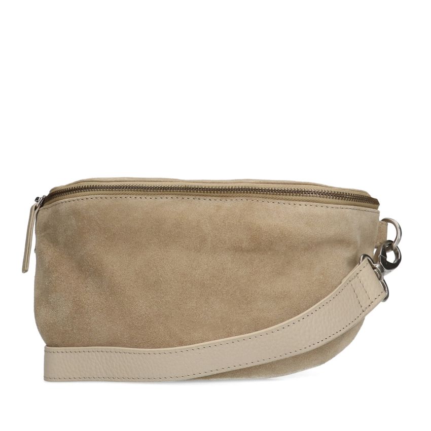 Manfield Beige suède bum bag