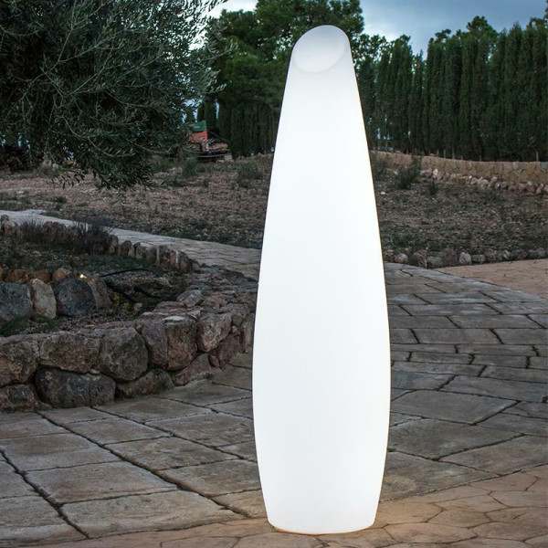 NEW GARDEN lampa ogrodowa FREDO 170CABLE biała