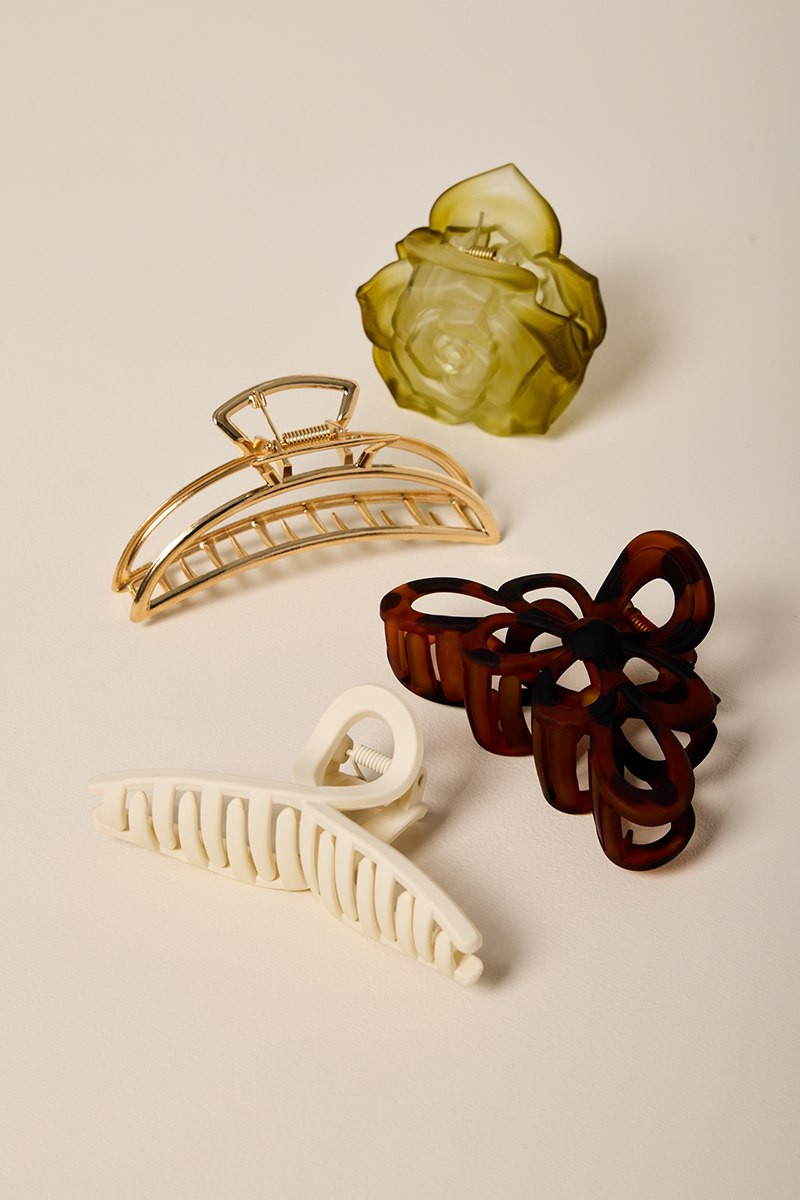 Holly Hair Claw Set