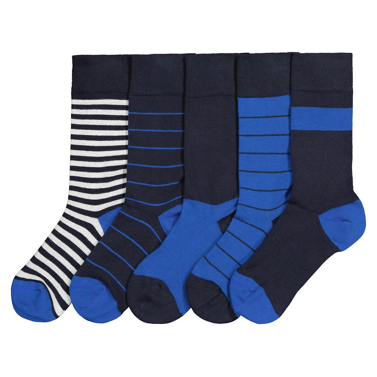 Lot de 5 paires de chaussettes motifs variés