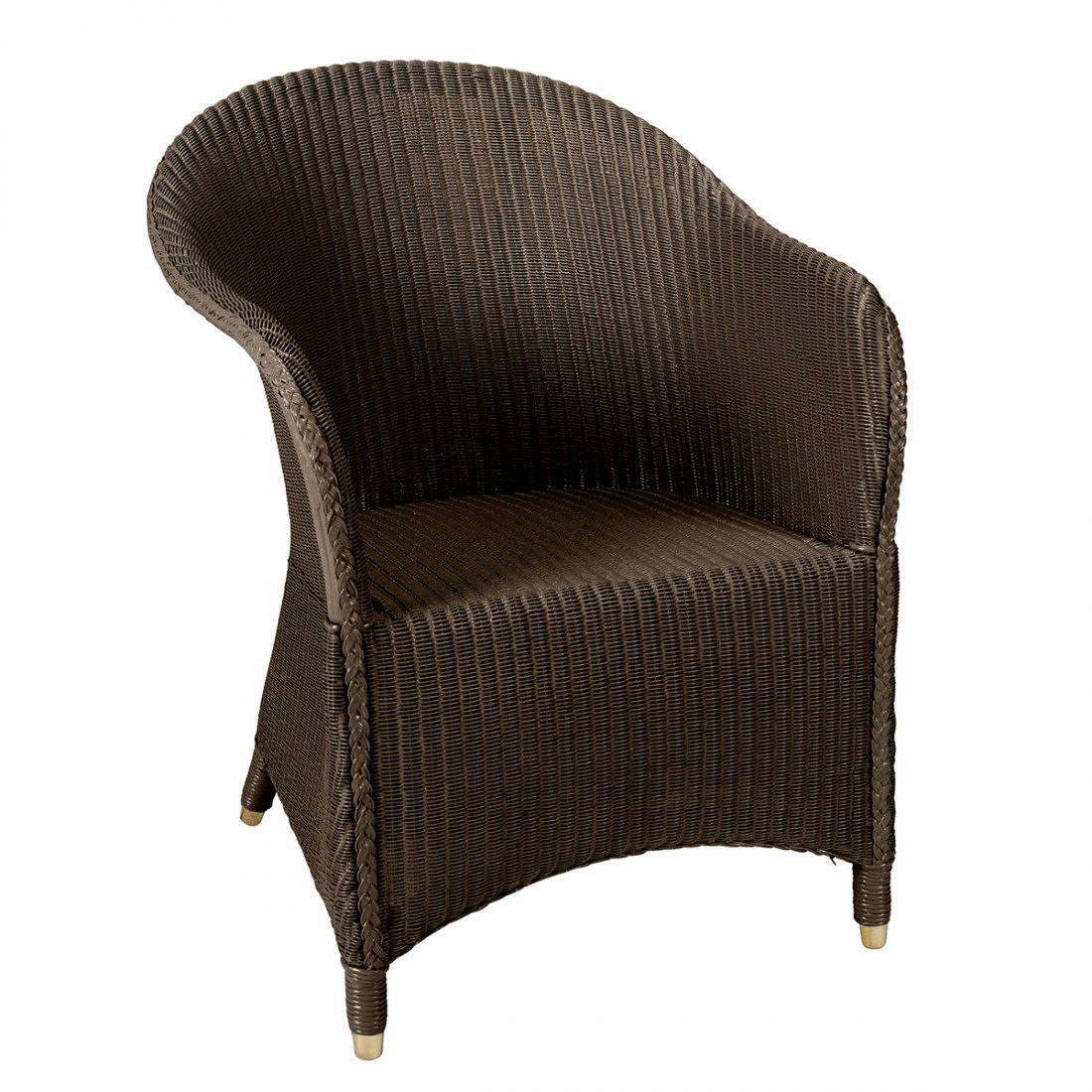 SIDONIE - Fauteuil laqué en Lloyd Loom
