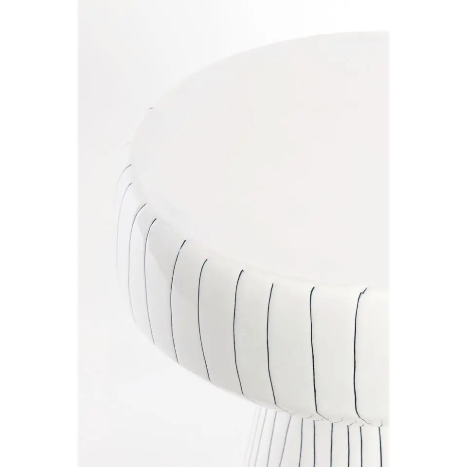 Bijzettafel Dakwa - Wit - &Oslash;38cm