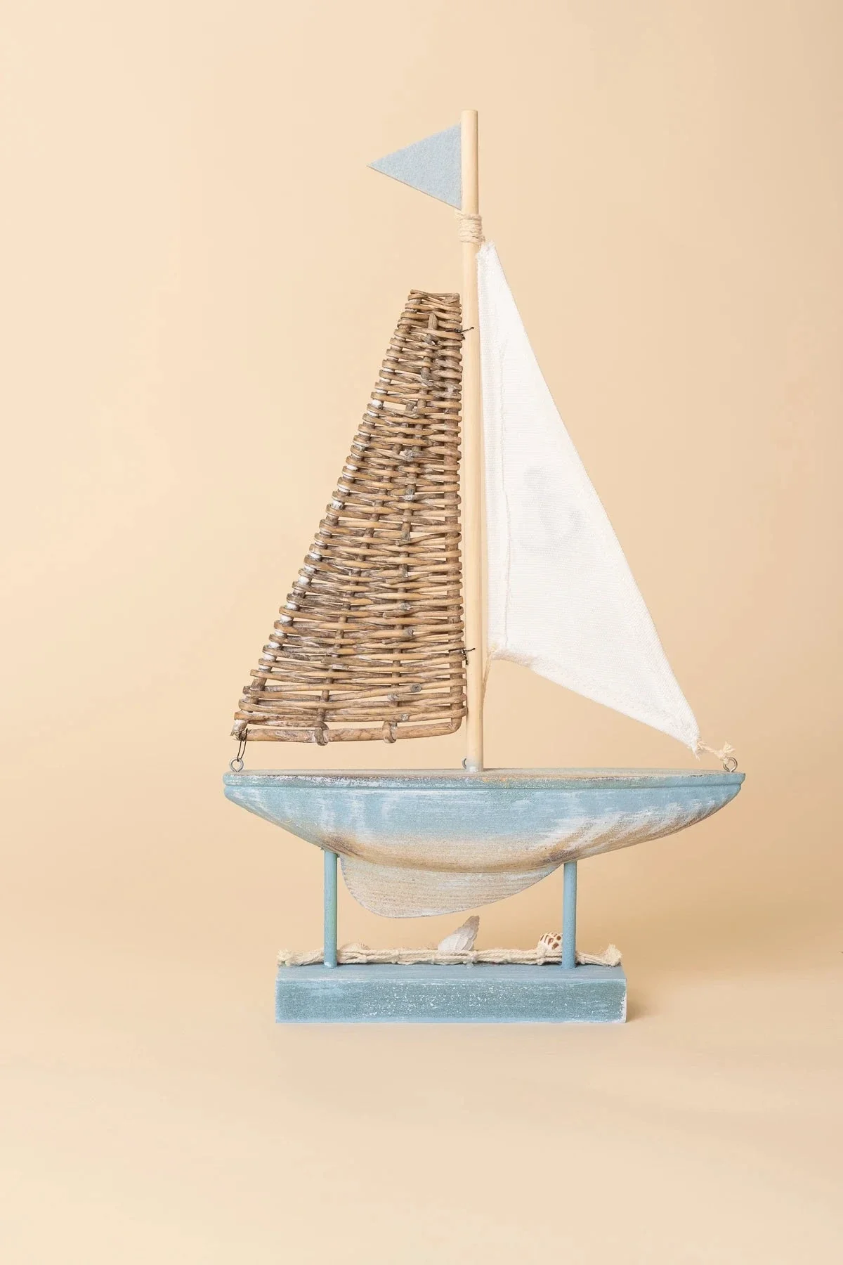 Small Wooden Decorative Boat