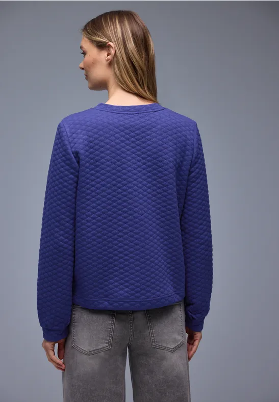 Zipper Jacke mit Struktur