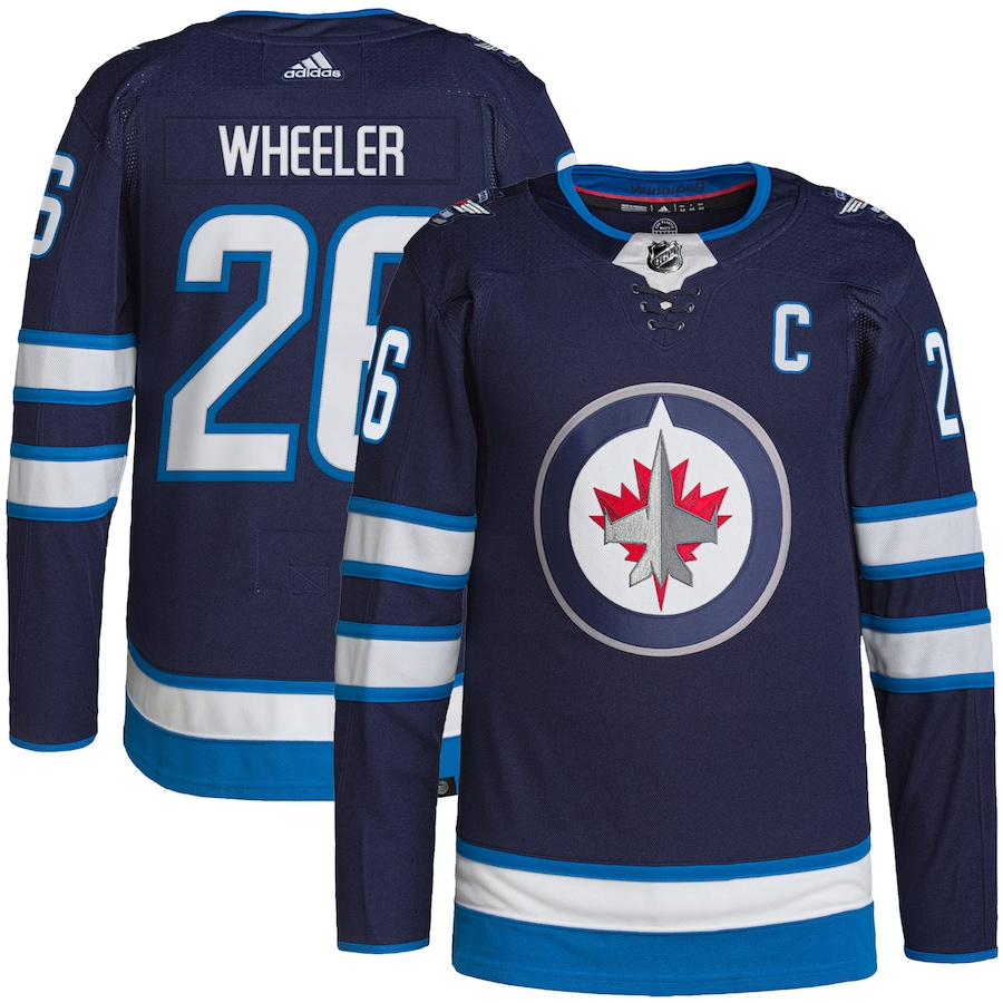 Blake Wheeler Winnipeg Jets adidas Home Primegreen Authentic Pro Player - Jersey - Navy