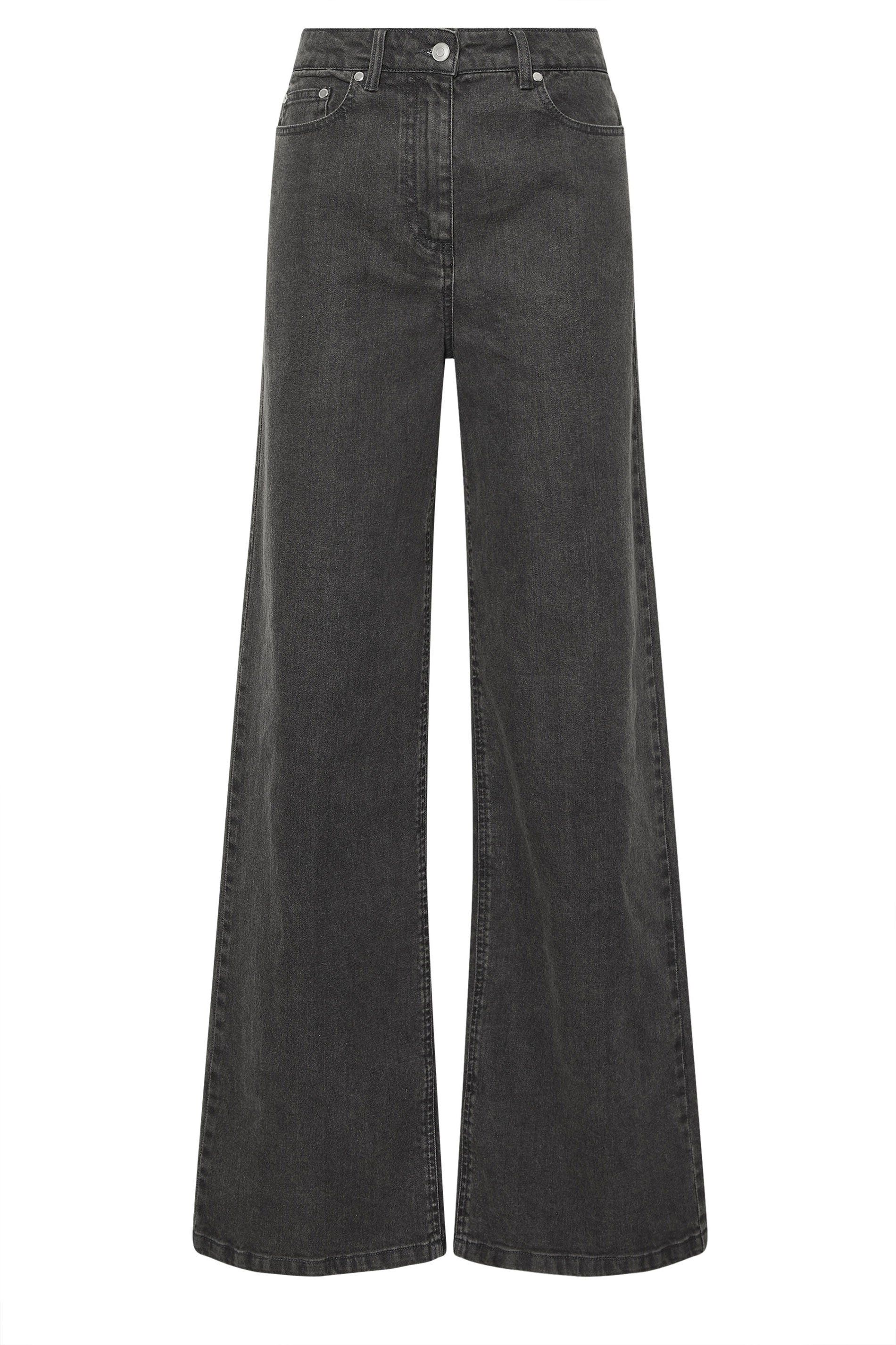 Long Tall Sally Tall Washed Wide Leg Jeans