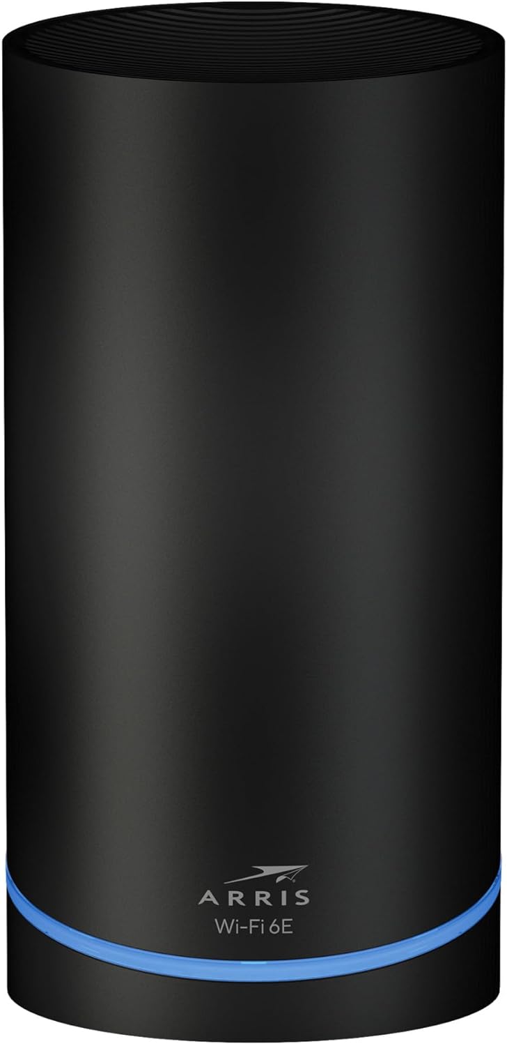 Arris Surfboard mAX 6E W161 Tri-Band Mesh Wi-Fi 6E System | AXE6600 Wi-Fi Speeds up to 6.6 Gbps| 6 GHz Band | Coverage up to 5,500 sq ft | 4.8 Gbps Backhaul | 2 Routers | 2.5 Gbps Ethernet Port