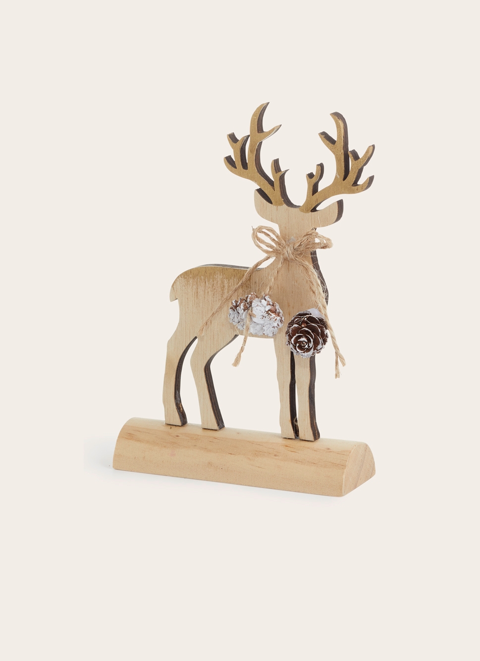 CERF DÉCORATIF à POSER GINGEMBRE