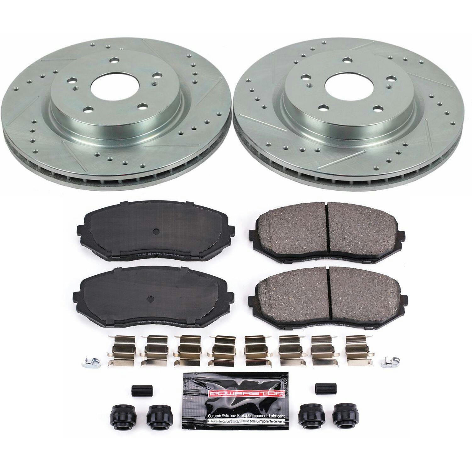 Power Stop Z23 Evolution Sport Performance Brake Kit - Front (Part# K5000 - K16000)
