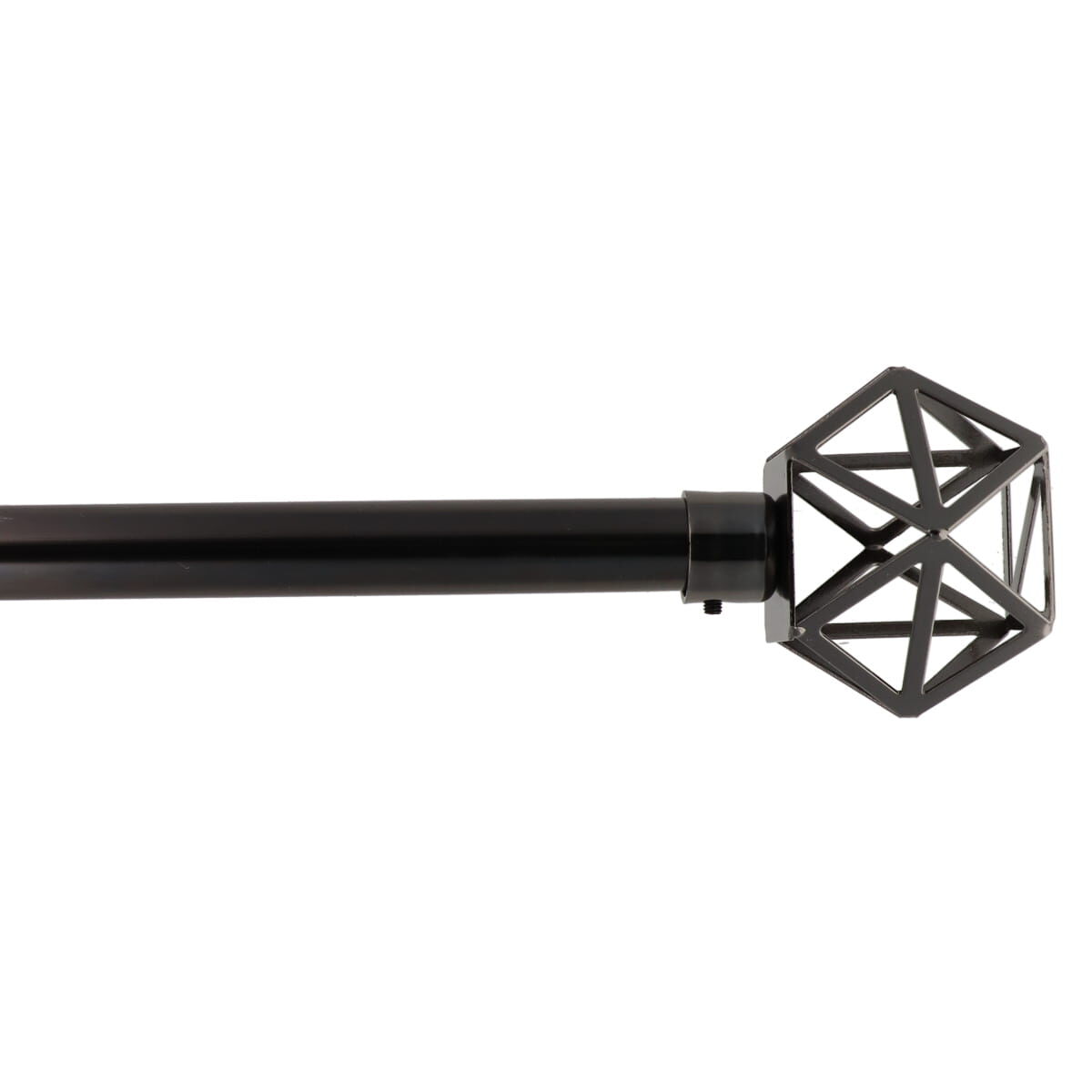 Kit varão extensível cinza 120-210cm