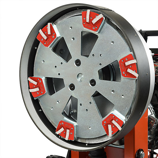 Lot 3 Segment diamanté Rouge pour sols moyens (Grain : 30/40-M6). Pour le dégrossissage et le polissage des sols mi-durs