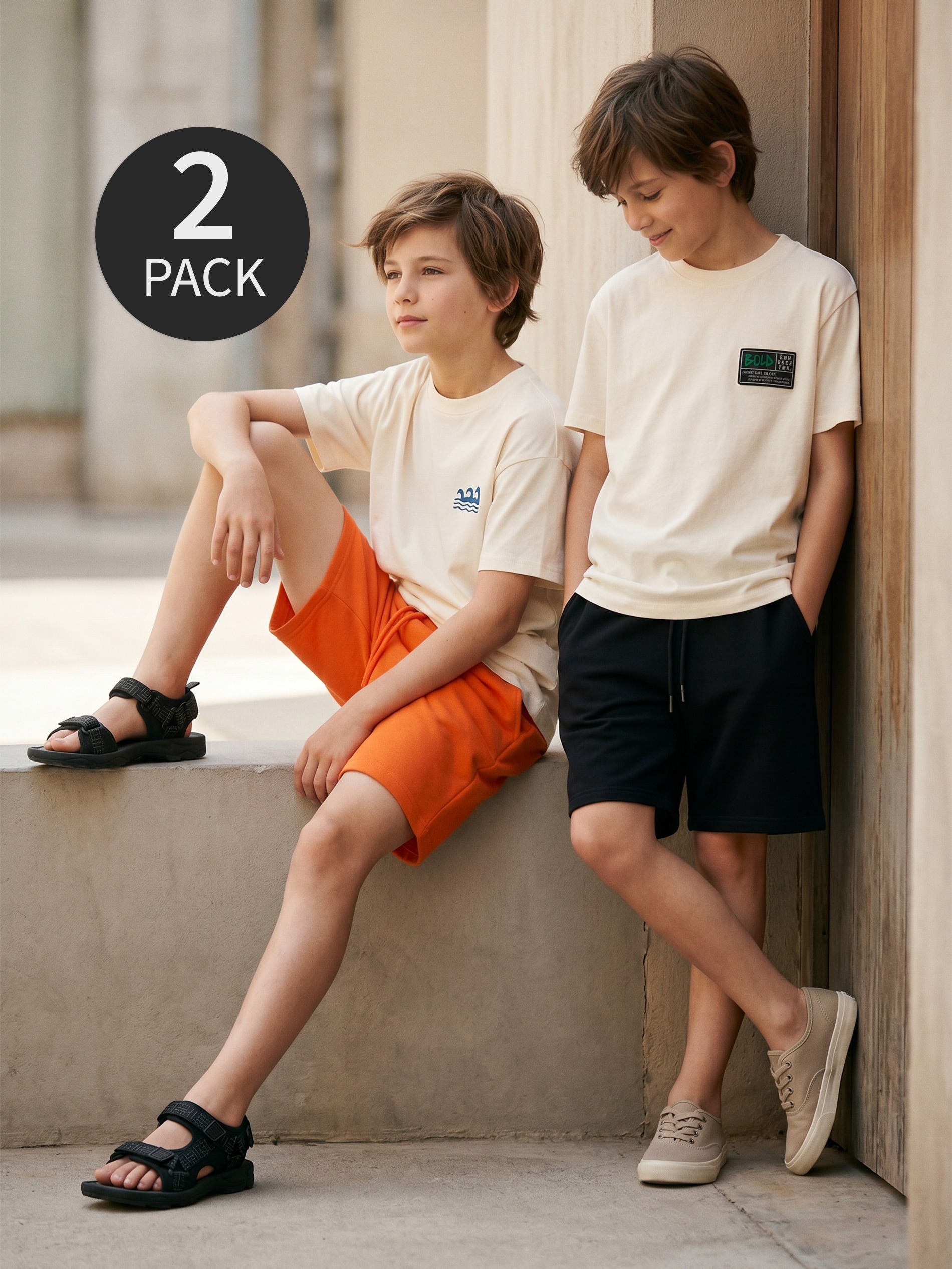 Szorty dresowe 2 pack