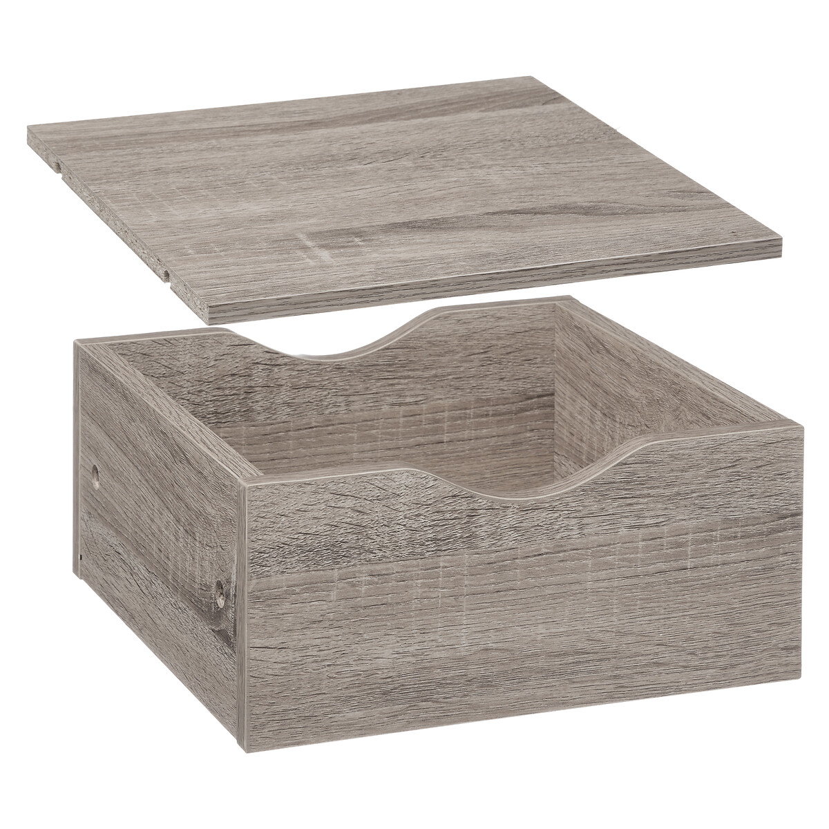 Gaveta e prateleira MIXMODUL cinza