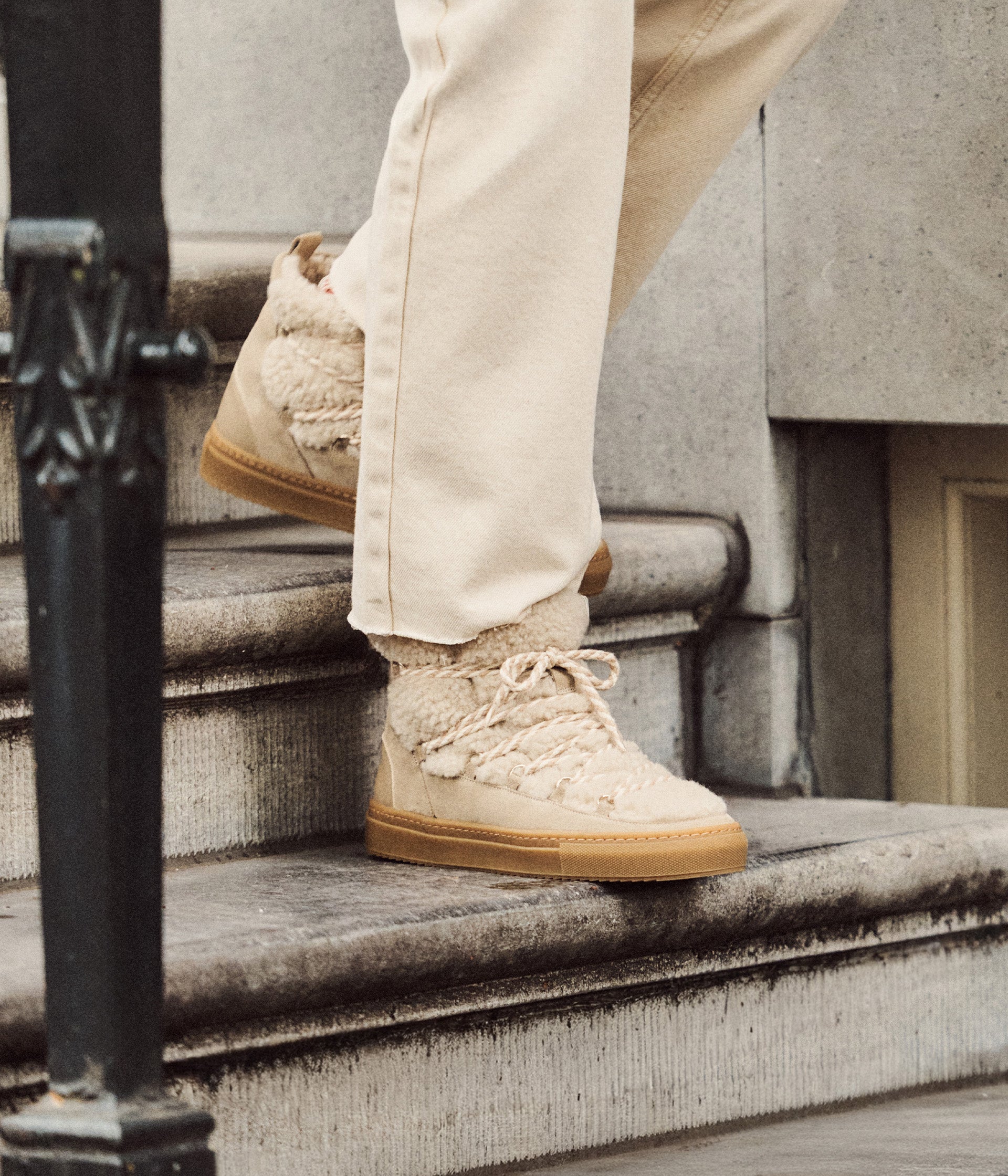 Boots fourrées beige Eskimo