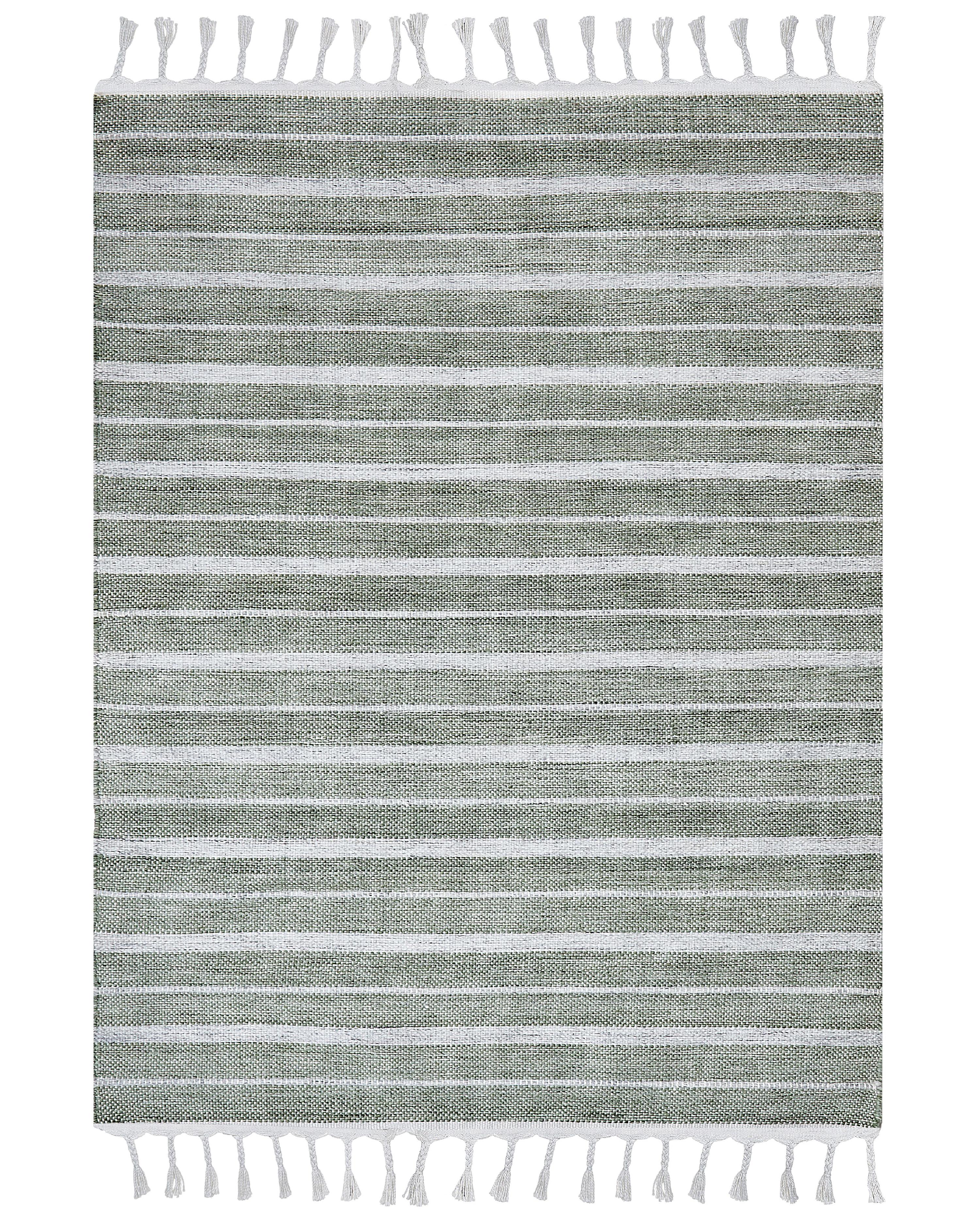 Rug BADEMLI Dark Green 140 x 200 cm