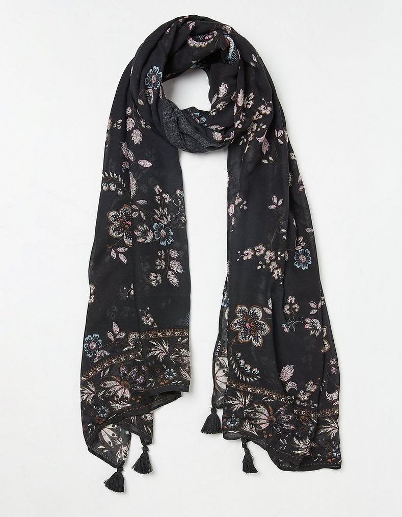 Fall Floral Light Weight Scarf