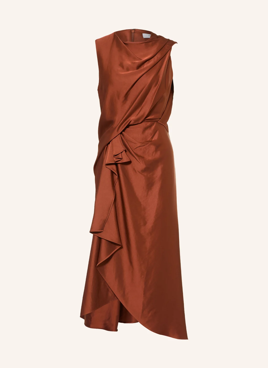 REISS Satinkleid MABEL mit Volants