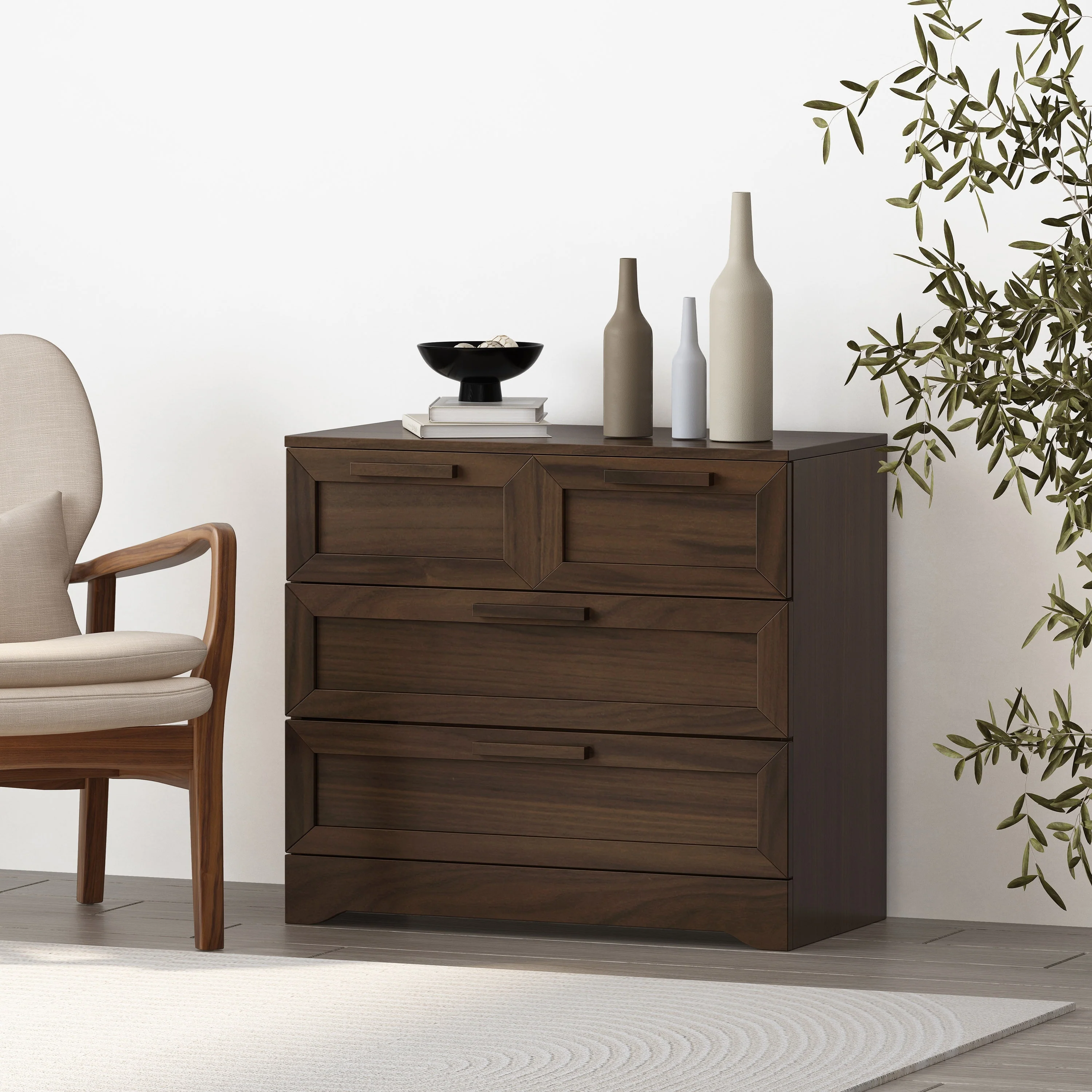 Danbury Wide 4 Drawer Dresser by Christopher Knight Home