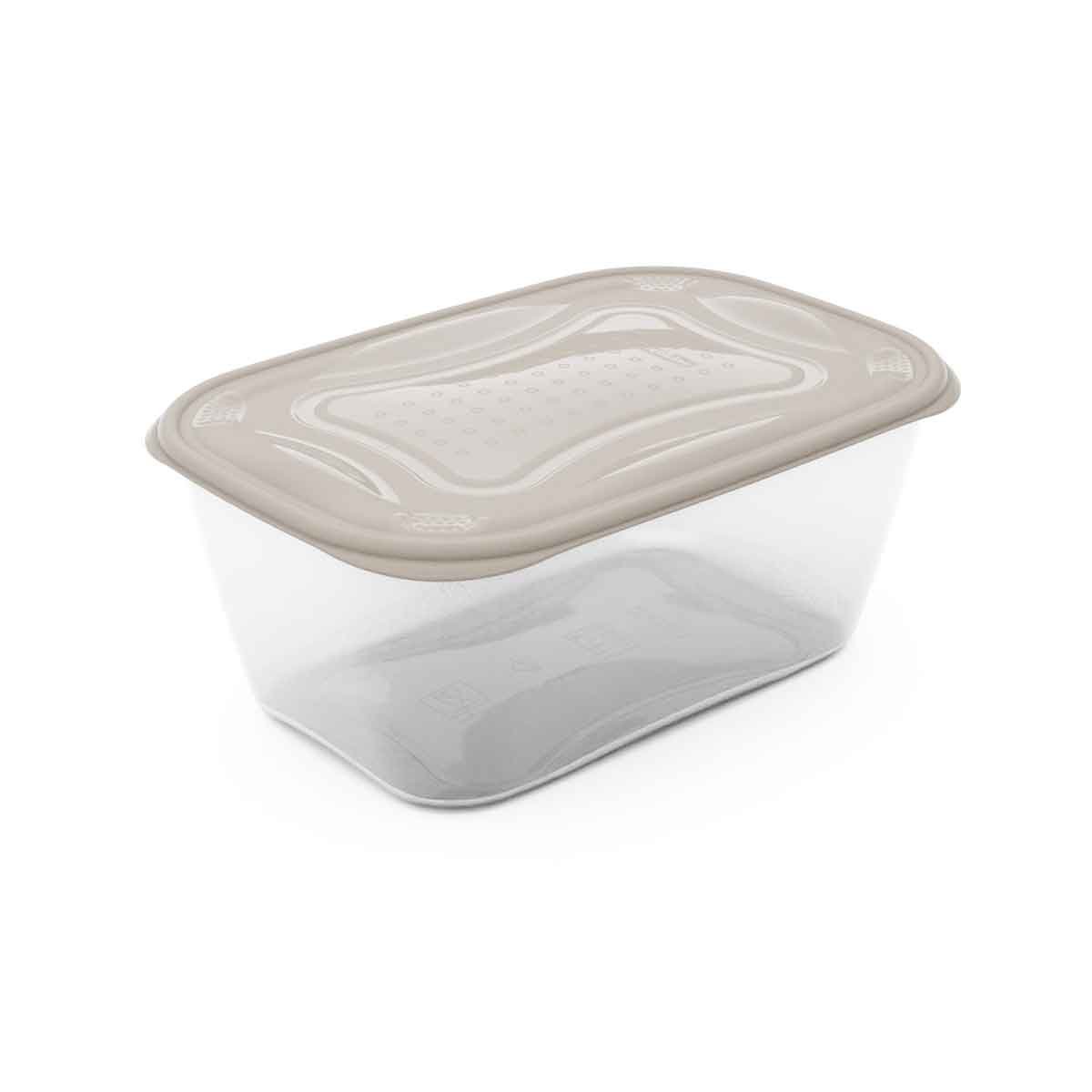 Caixa retangular PRACTICFRESH bege 3,2l