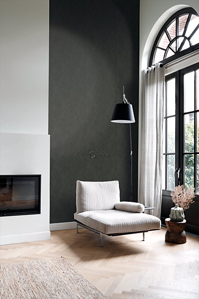 Origin Wallcoverings papier peint graphique 3D noir 50 x 900 cm