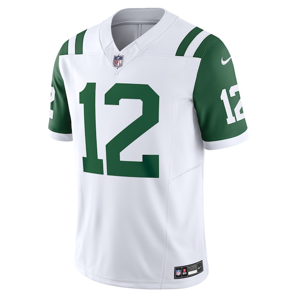 Joe Namath New York Jets Nike Classic Alternate Vapor F.U.S.E. Retired Player Limited Jersey - White