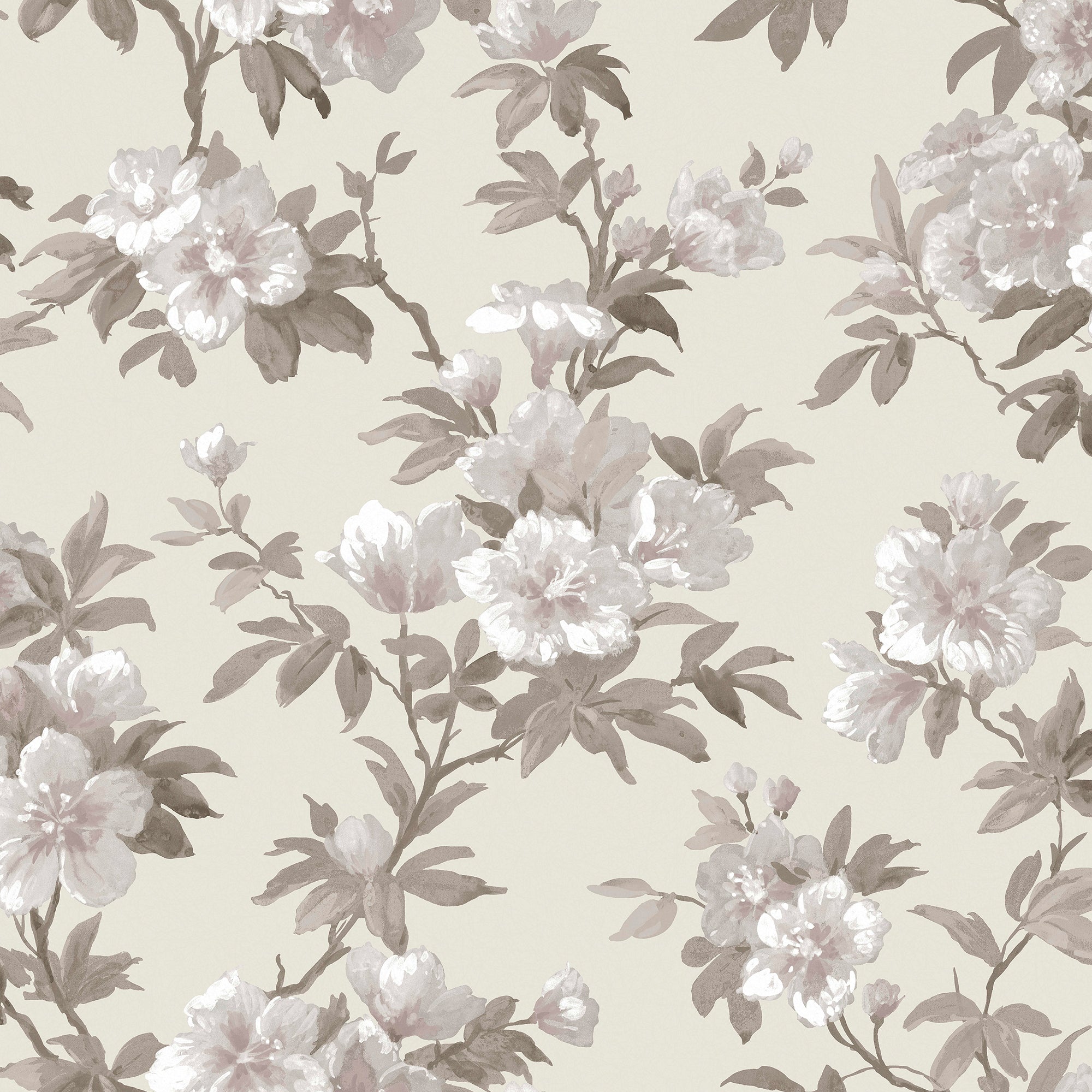 Laura Ashley Vliesbehang - Rosamund Naturel