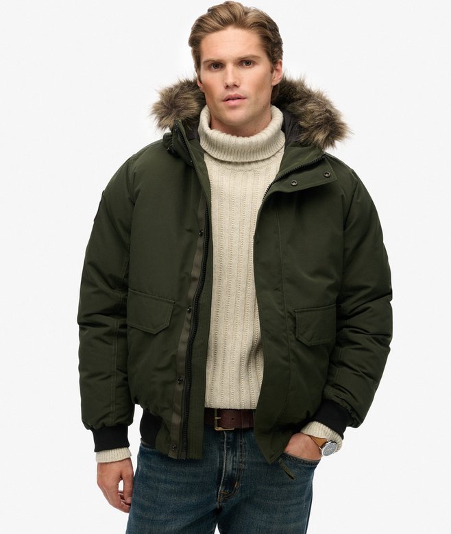 Everest Faux Fur Bomber Jacket