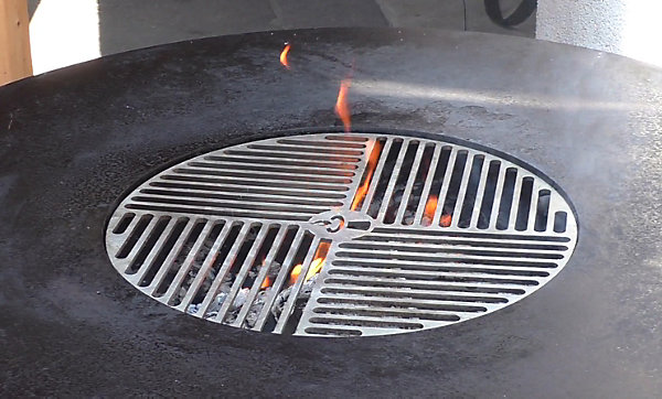 Grille de gril Remundi L - acier inoxydable