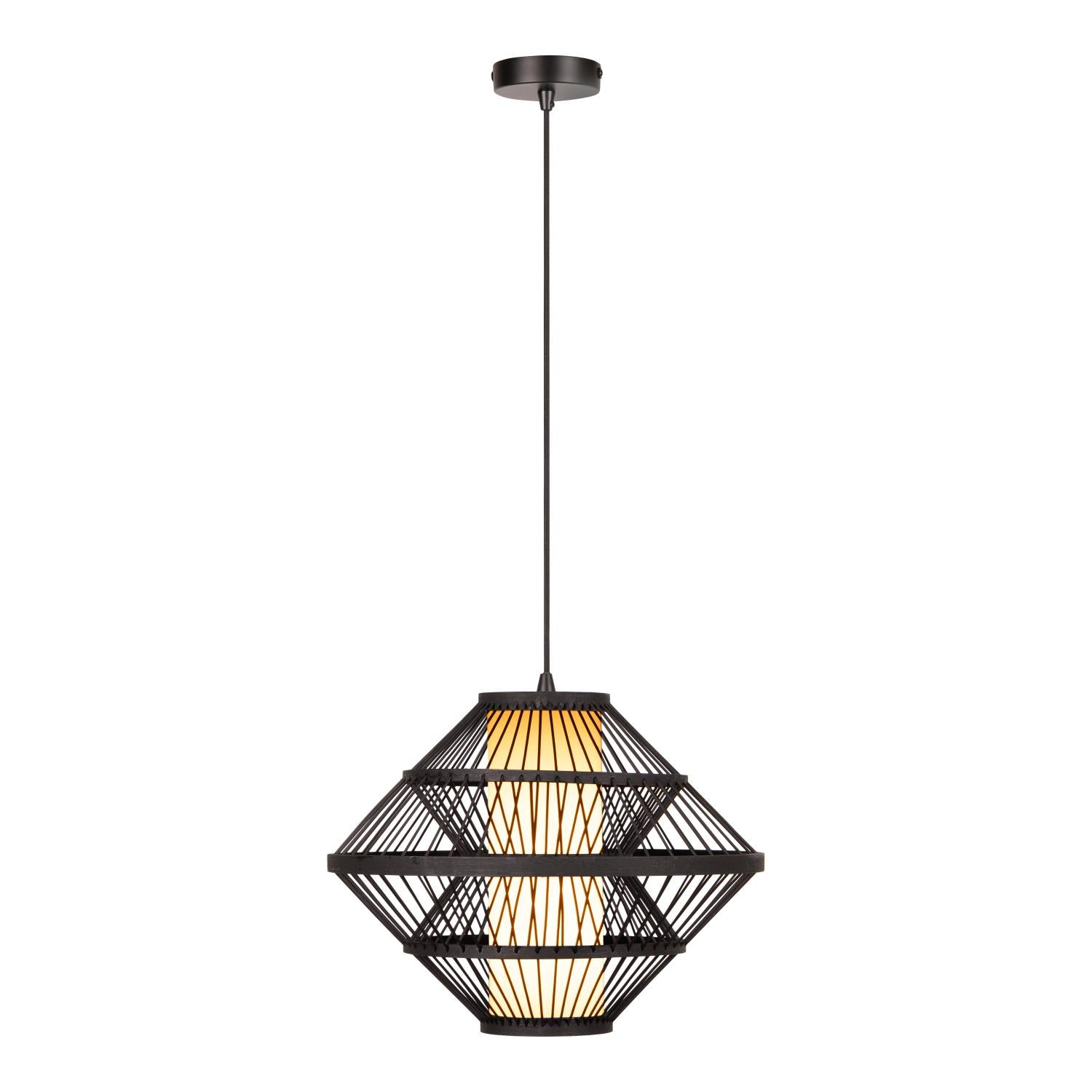 Lucide PASQUINO Hanglamp - Zwart