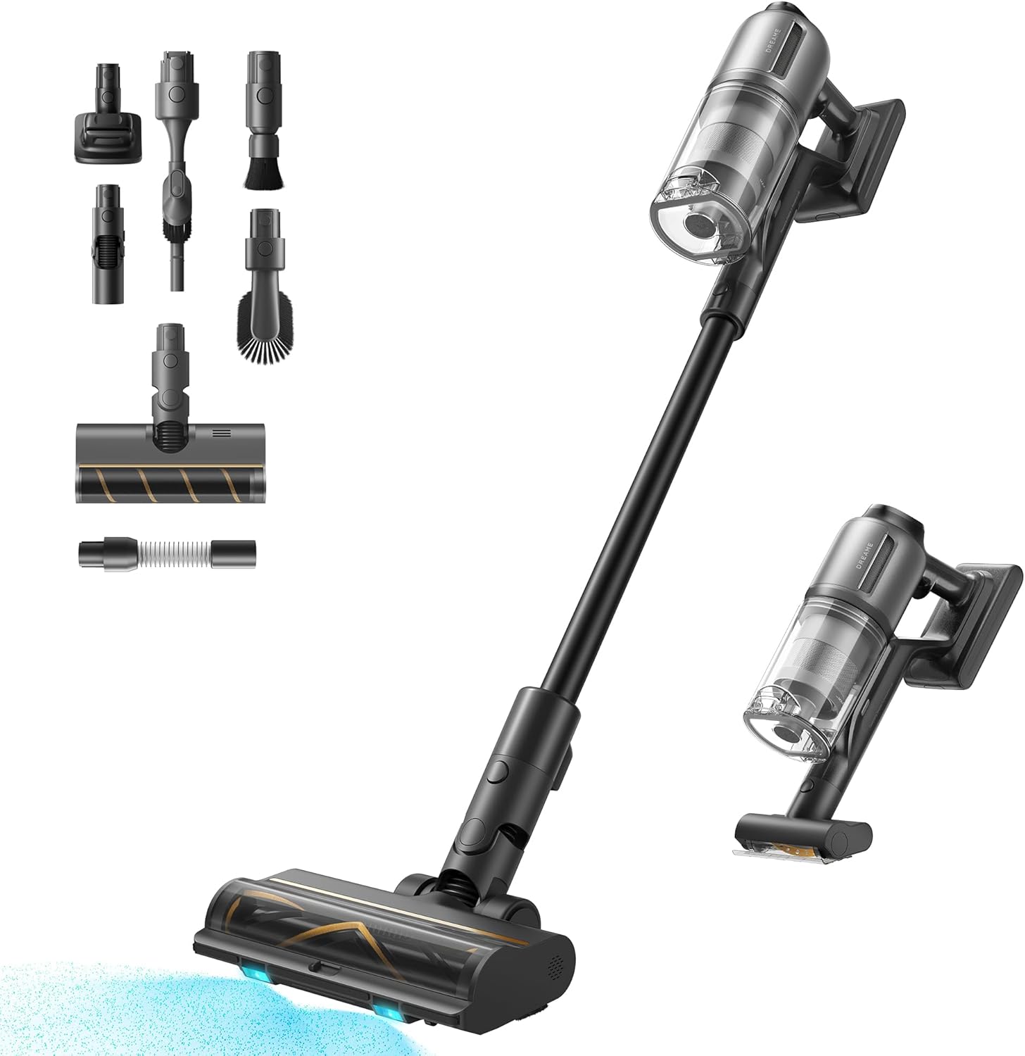 DREAME Z30 Cordless Vacuum Cleaner, 310AW Powerful Suction Stick Vacuum for Home Hard Floor Carpet Pet Hair, Lightweight Rechargeable Battery Vacuum with 90-Min Runtime, Pet Deshedding Tool