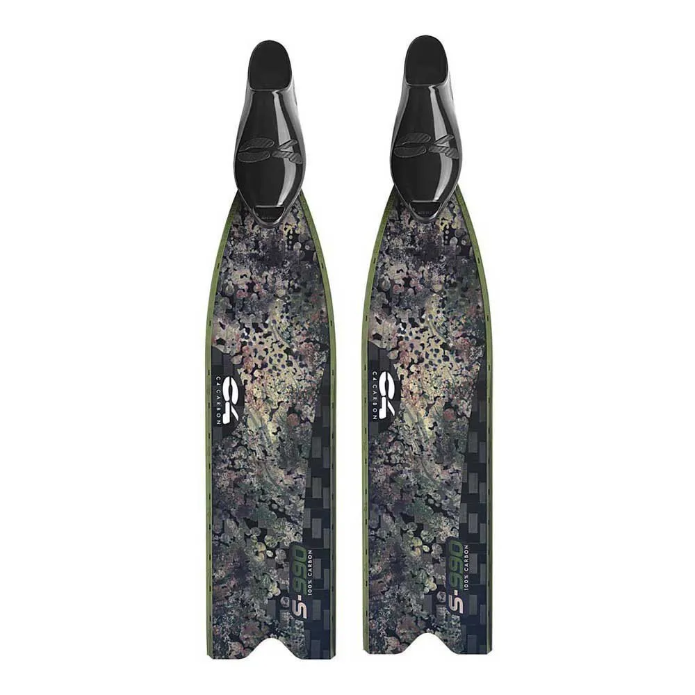 C4 S-990 Camo 25 spearfishing fins
