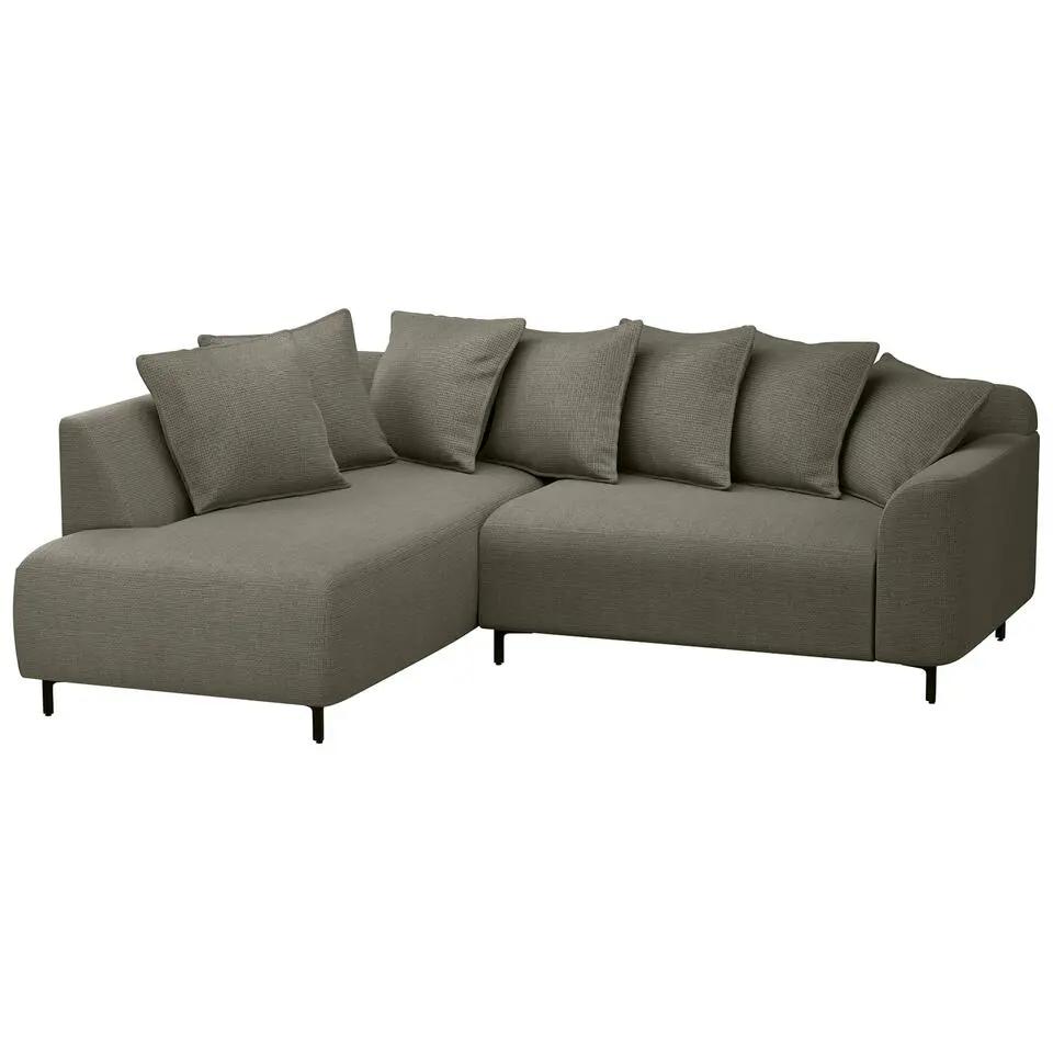 Hoekbank Elsa links - stof Eden - mokka