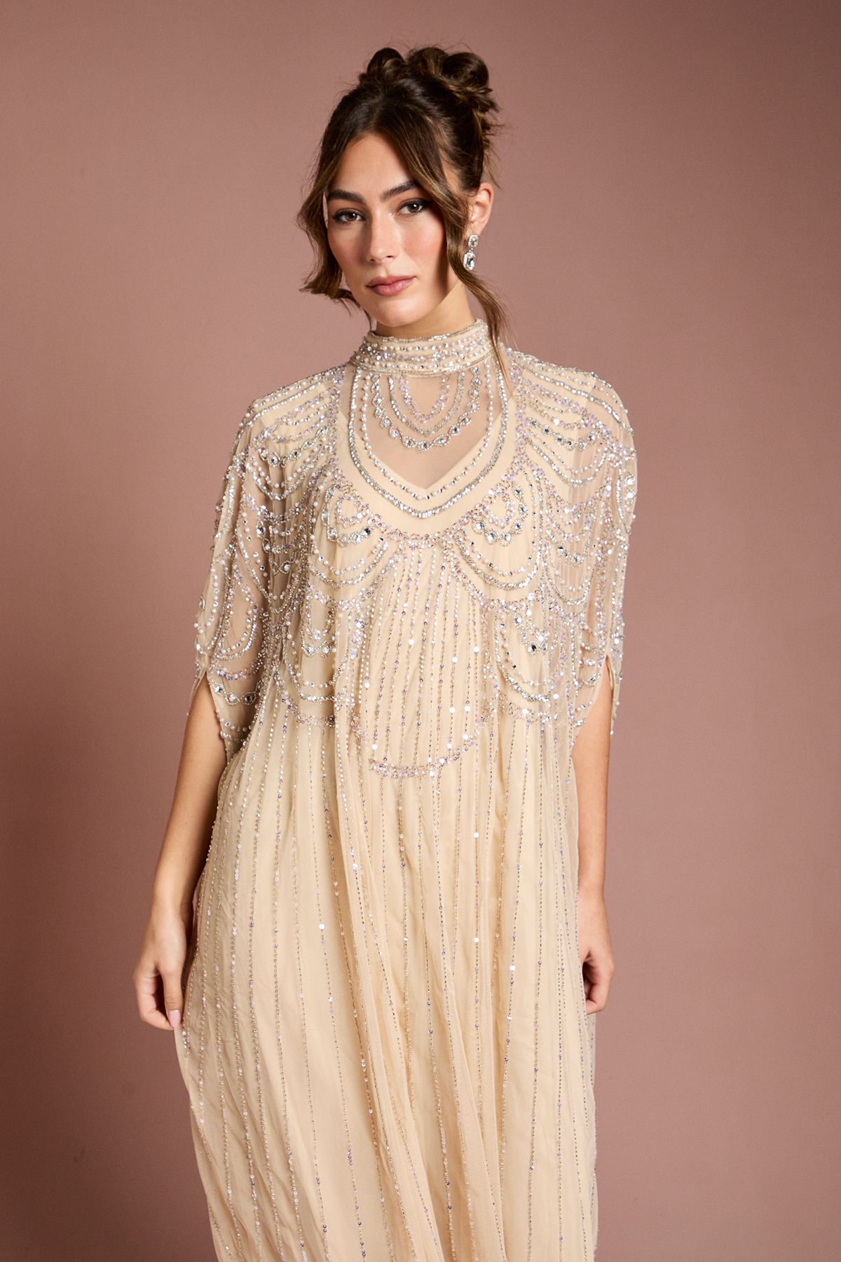 Coast Heavily Embellished Maxi Dress