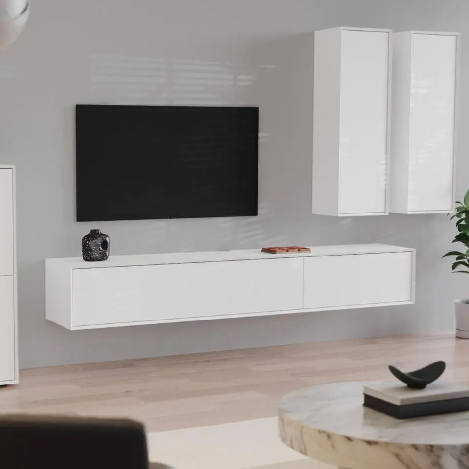 CALICOSY - OR&Eacute;LIA TV-Meubel - Zwart - 43x240x36 cm