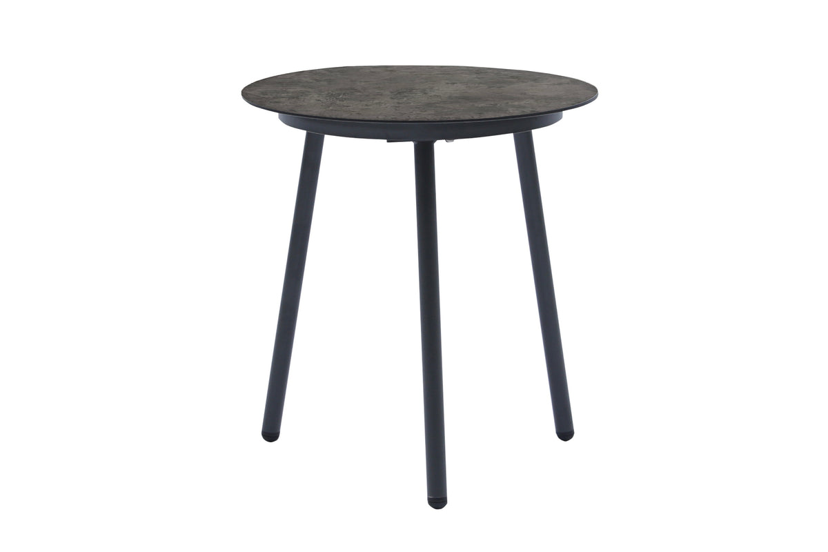Sens-Line - Elena Bijzettafel - Ø50cm - Kunststof Grijs