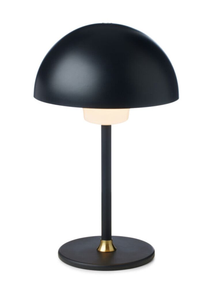 BORDLAMPE HALO DESIGN MOON LIGHT SVART