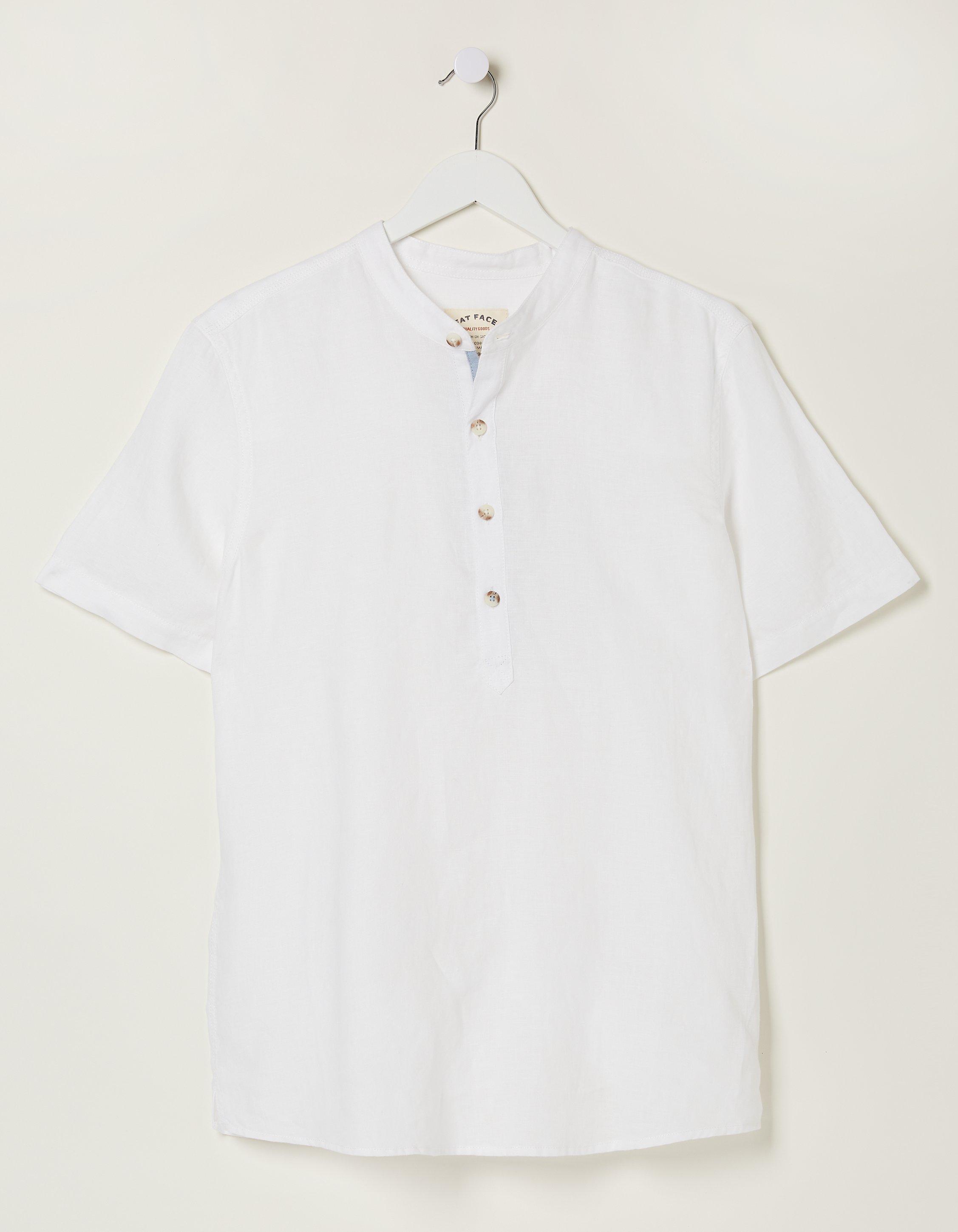 Pop Over Linen Shirt