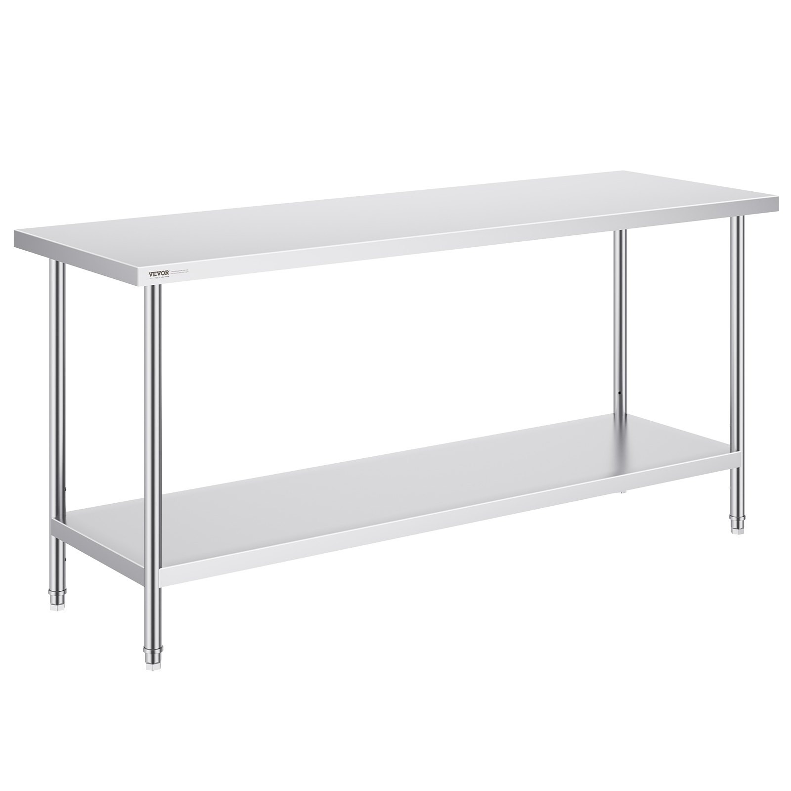 Stół gastronomiczny nierdzewny 60x183cm z półką wolnostojący do restauracji