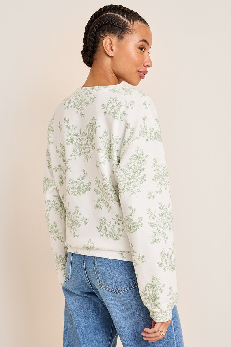 Lucy Toile Print Sweatshirt