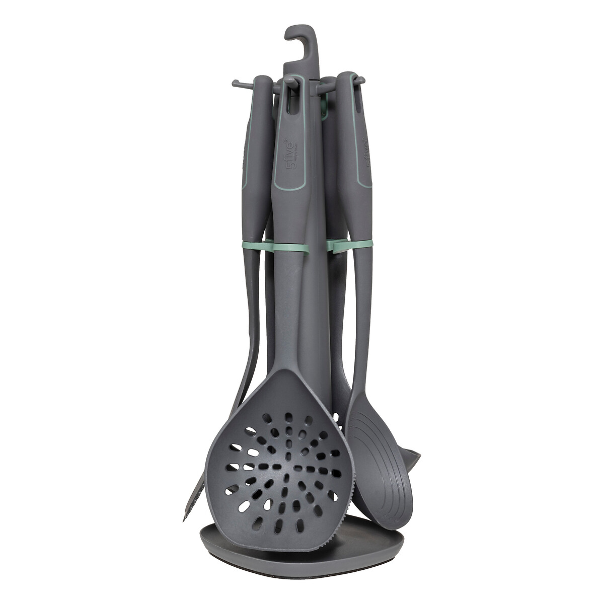 Conjunto de 5 utensílios de servir com suporte NÉO