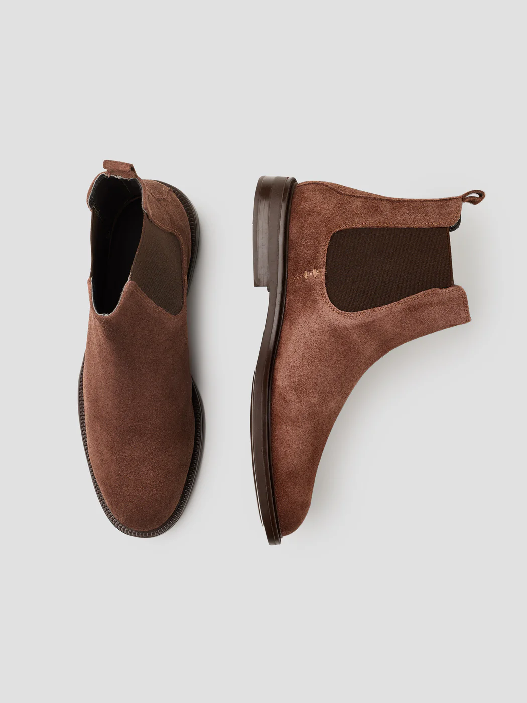 Bottines Chelsea en cuir suédé