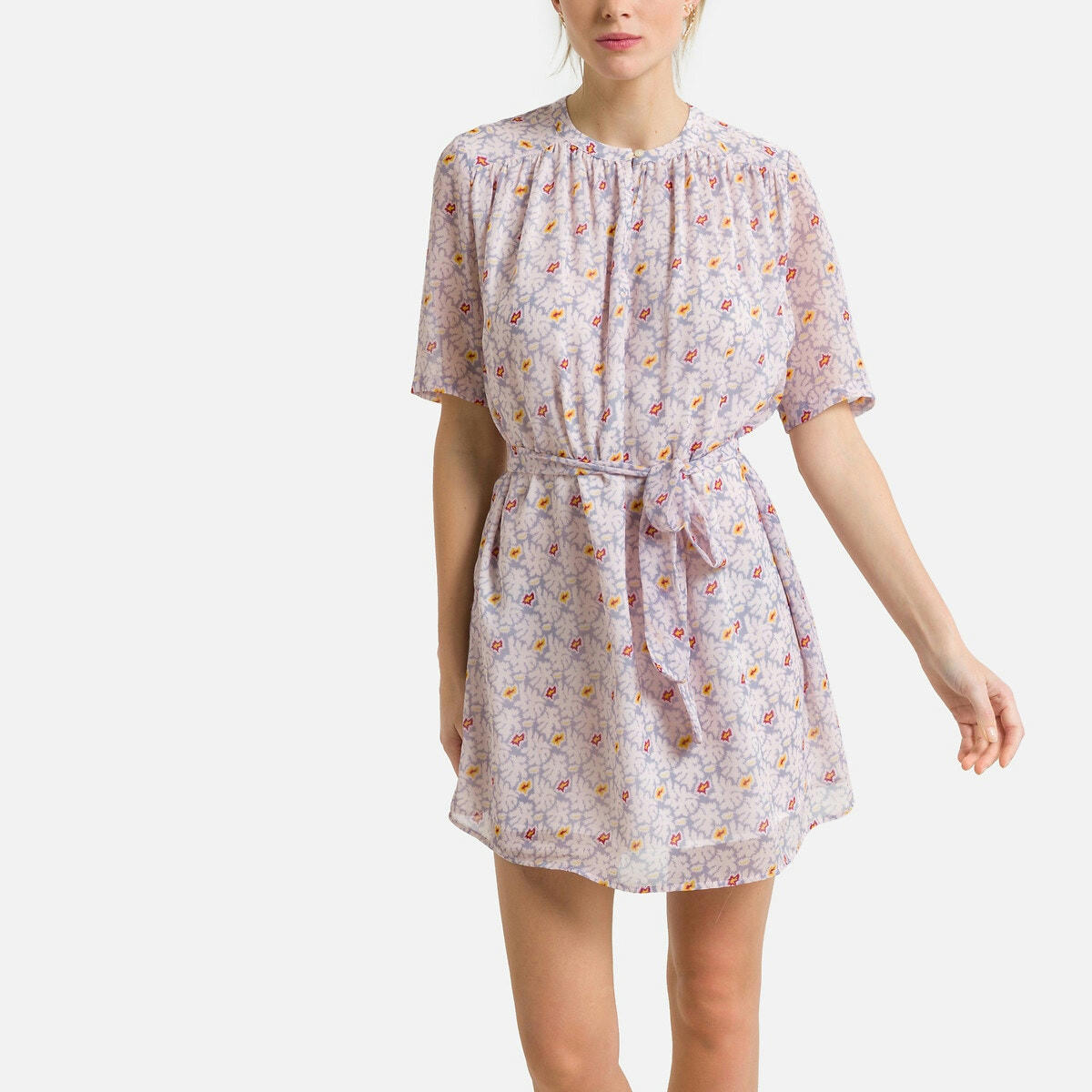 Robe imprimée manches courtes