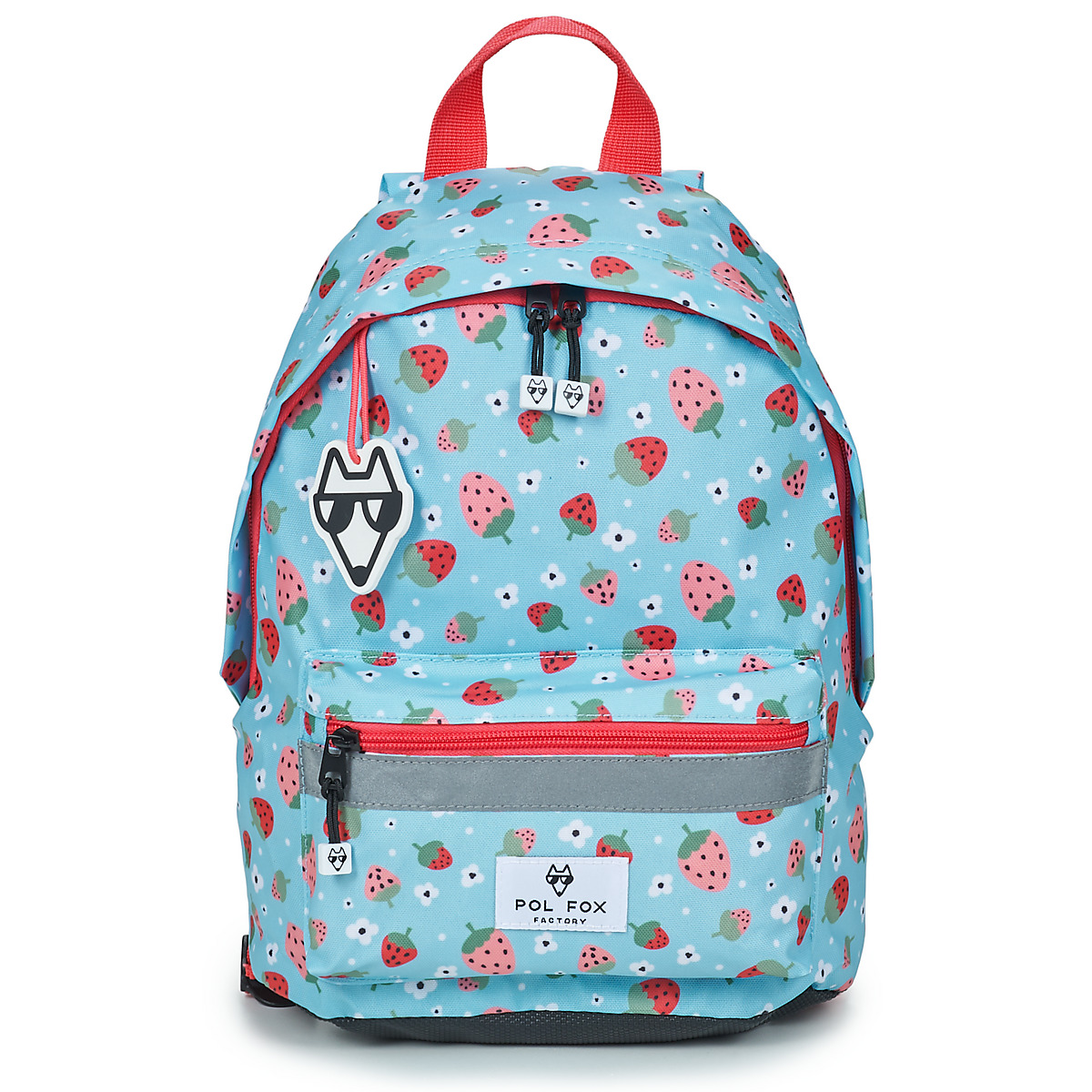 Pol Fox - SAC A DOS MINI STRAWBERRY - Blue