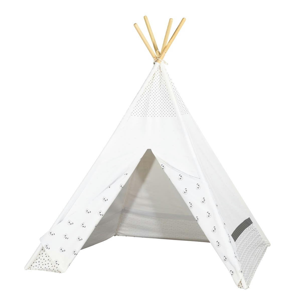 CHAO CHAO - Tipi en toile en coton blanc