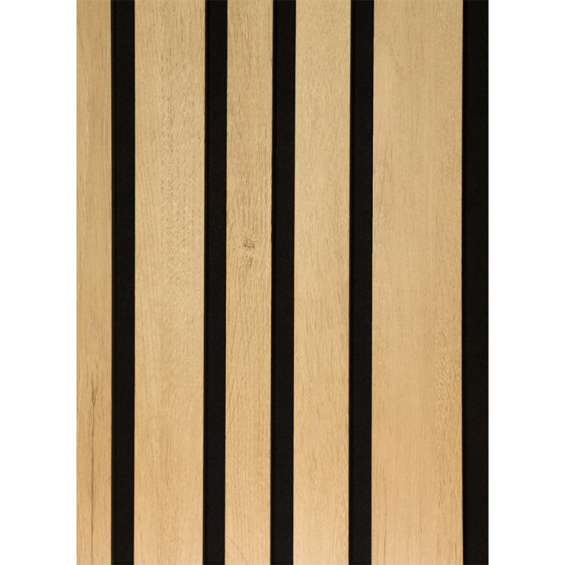 Lambris revêtu Decowall Acoustic Blend chêne naturel 260 x 30 x 3,5 cm 2 pièces CANDO