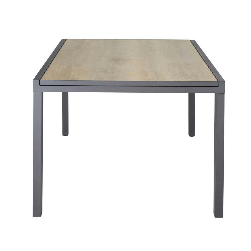 Digby - Table de jardin extensible en composite imitation bois 6/10 personnes L165/260