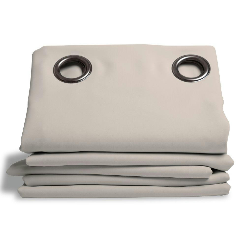 - Rideau occultant gris 140 x 260