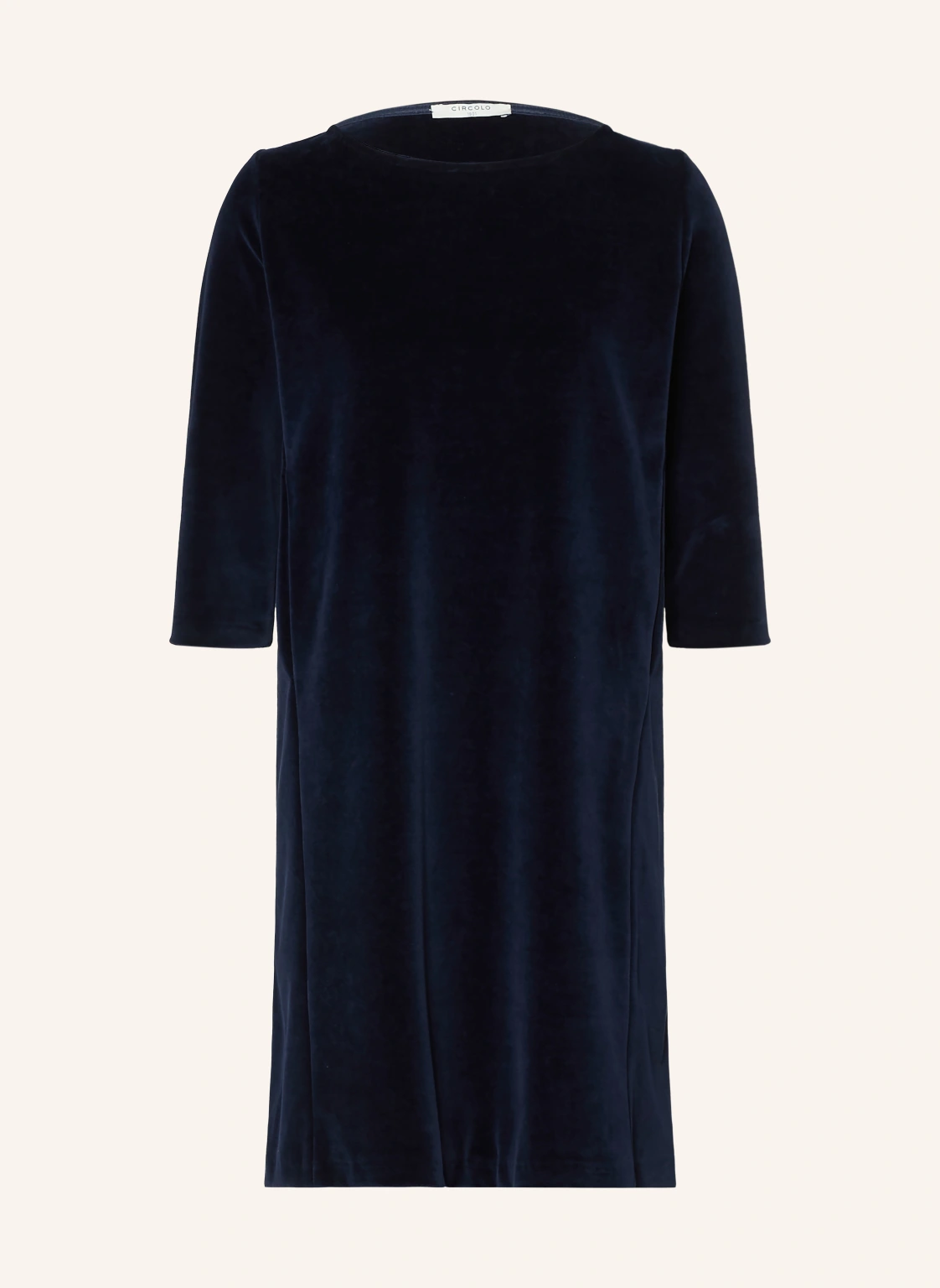 CIRCOLO 1901 Samtkleid mit 3/4-Arm