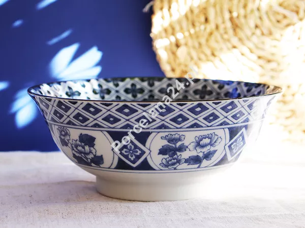 Miska do ramenu 21 cm/1,3 L Tokyo Design Studio - Madori-Bishi-Botan 20958