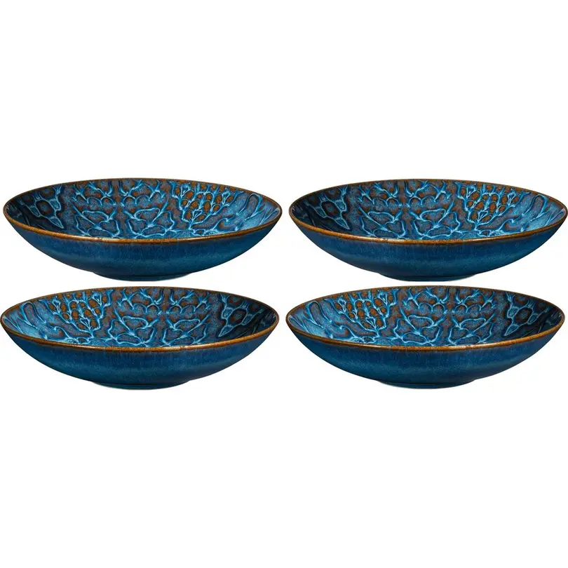 Tiefer Teller 4er-Set Tiles